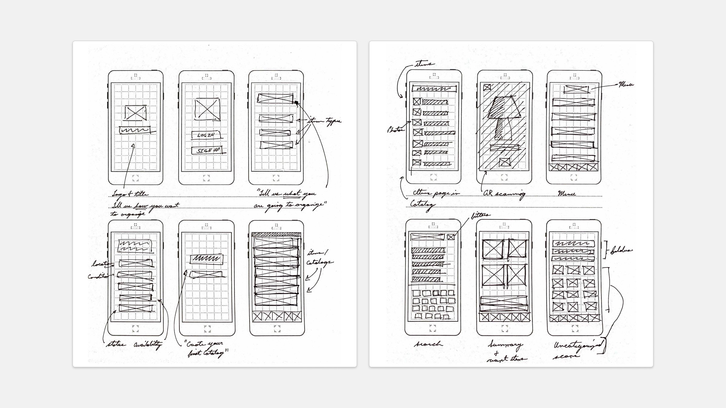 Cataloger-Wireframe-Sketches-1